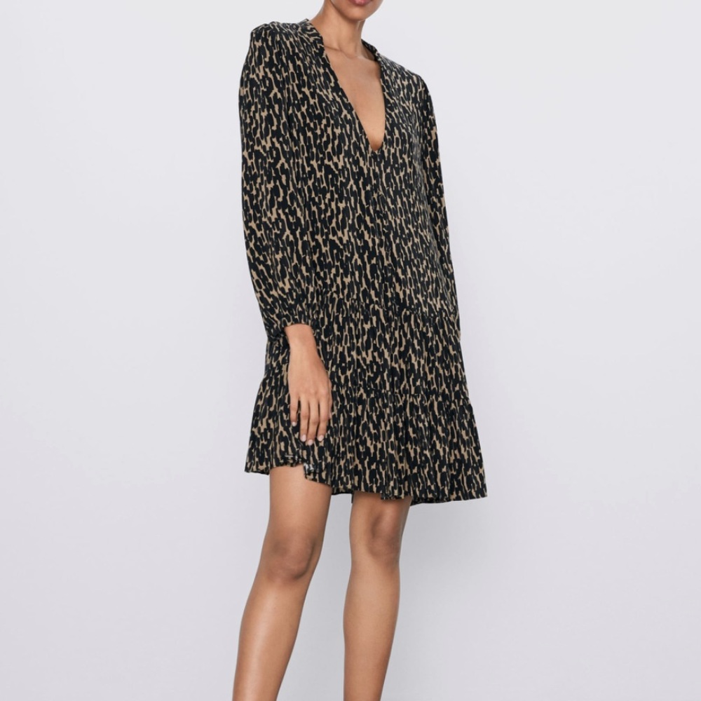 Zara -printed dress